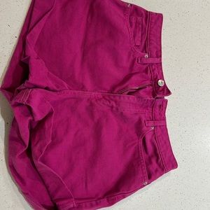 Pink mom shorts